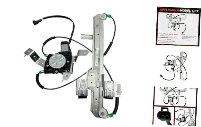 Rear Right Passenger Side Power Window Lift Regulator with Motor 748-229