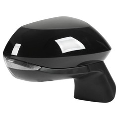 Power Heated Side Mirror With Turn Signal For E210 2020 Gloss Black