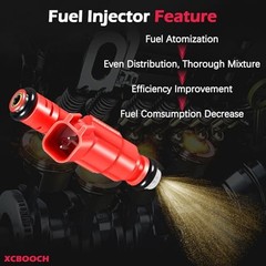 Fuel Injectors Set of 8 Compatible with Dodge for Dakota Durango Ram 1500 2001