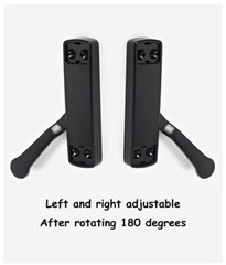 Left right Universal Aluminum Alloy Internal & External Flat Handle For Window