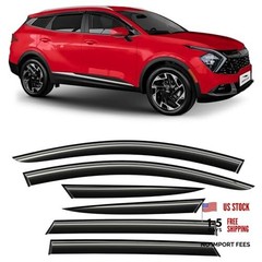 Tape-on Extra Durable Rain Guards for Kia Sportage 2023 For Sportage 23-26