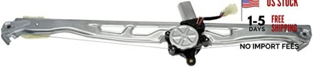 751-412 Front Driver Side Power Window Regulator and Motor Assembly