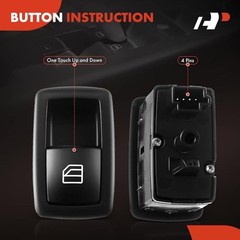 Single Power Window Switch Compatible with Mercedes-Benz W164 W251 ML350