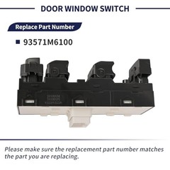 Driver Door Window Main Switch 93571M6100 Compatible with Kia Forte 2019 2020
