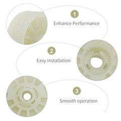 82481D4000 4Pcs Window Regulator Drum Gear Spool, Replacement for Kia Optima