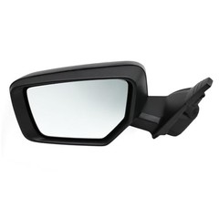 Gloss Black Driver Side Mirror Assembly Compatible with 2014-2019 Impala Left