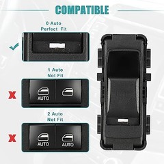 Rear Left Side Master Power Window Switch for Jeep Patriot – Pack of 1