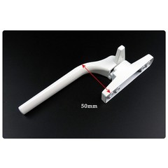 Door And Window Handle External Flat Window Handle Lock