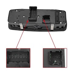 Front Driver Side Power Master Window Switch 4602863AD | Bronze Backlight