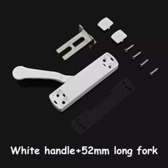 Left right Universal Aluminum Alloy Internal & External Flat Handle For Window