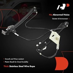 Power Window Regulator Front Driver Side, Without Motor | Front Driver(LH)