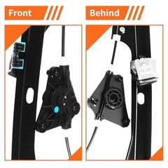 740-966 Front Driver Side Power Window Regulator Compatible with Jetta Left