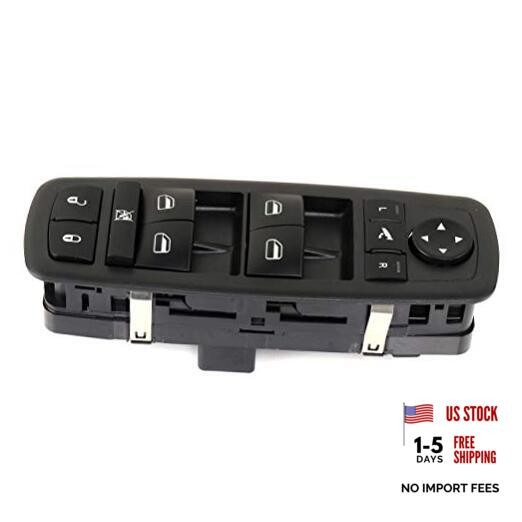 04602533AB 04602533AF Master Window Control Switch, Push Button, Auto, Black,