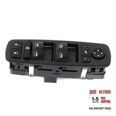04602533AB 04602533AF Master Window Control Switch, Push Button, Auto, Black,