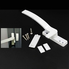 Security Lock White UPVC Window Handle Locking Latch Catch Lock Baby Safety