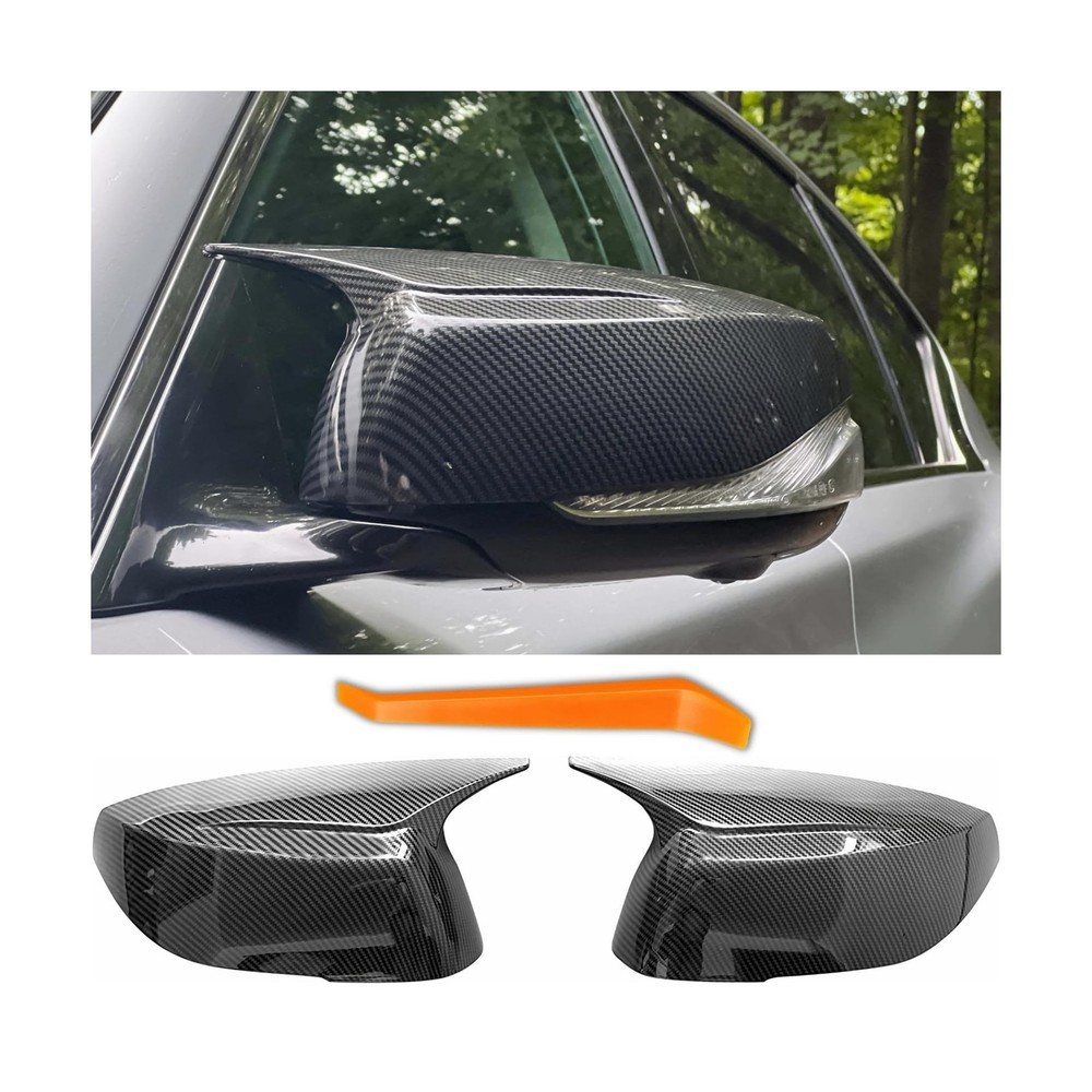 Carbon Fiber Side Mirror Caps for Infiniti Q50 Q60 Q70 QX30 QX50 Q50L Accesso…