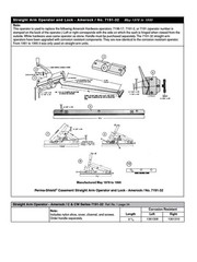 Andersen Window – Perma-Shield Casement Operator, Wood, Single Arm, PSC, Strai