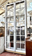 French Window Set in Jamb, 28 Lite, 121.5″ Tall