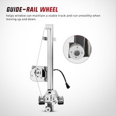 Power Window Regulator/Motor Side Compatible with 741-388 Rear Driver