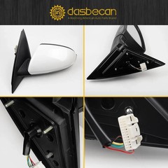 Driver Side Mirror Compatible With 2016 2017 2018 Kia Optima Left White