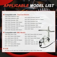 Rear Driver Left Side Power Window Regulator Assembly with Motor 741-578