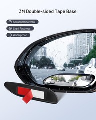 Blind Spot Mirror, 5″ Wide Horizontal Viewing Angle Side Mirror Blindspot Can Up