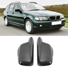 ABS Rear View Mirror Cover Elegant Design Carbon Fiber Color For 3 Series E MPML