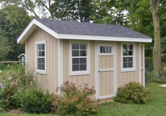 18 x 23 Shed Window TEMPERED GLASS White Flush Playhouse Garage Free Shipping