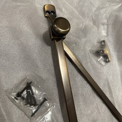 Jeld-Wen Custom Casement Push-Out Stay Bar 17” – Brushed Antique Brass
