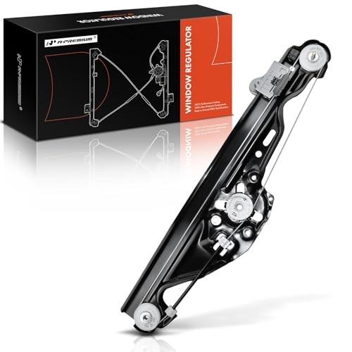 Power Window Regulator without Motor Compatible with BMW 525i Rear Driver(LH)