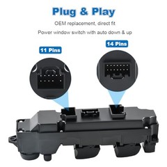 Automatic Power Master Window Switch for Mazda 2 L4 1.5L 2011
