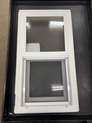 “Scratch N Dent” Mobile Home Window 14×27 Vinyl Privacy Glass See Description