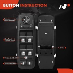 Master Power Window Switch Compatible with Chrysler Pacifica 2017 2018 2019