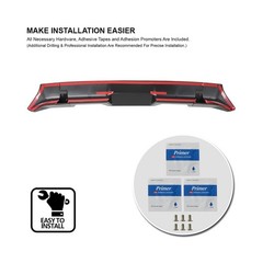 Tuning Matte Black ABS Cab Roof Spoiler For 2009-2014 Ford F150 W/o Roof Rails