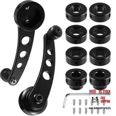 Universal Car Window Handle Winder Riser, Window Crank Window Cranks, Black