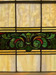 Antique Victorian Stained Glass Windows Set