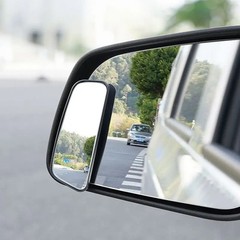 2PCS Adjustable Blind Spot Mirrors 360° Wide Angle Car Rearview Mirror
