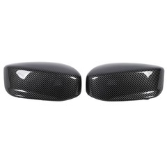 1 Pair Carben Fiber Style Side Mirror Cap Cover For European