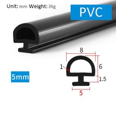 Bubble Gasket Seal for UPVC Doors Windows Rubber Strip Draught Repair 1 Metre