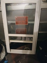 Champion Window Double-Hung Vinyl Home Window White Glazed Double-Pane Glass