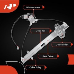 Power Window Regulator with Motor Compatible with Honda Civic 2001-2005