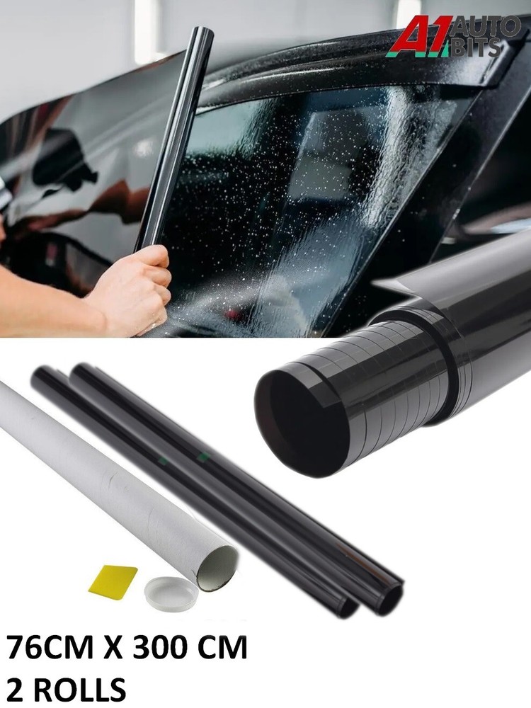 1% Pro Limo Black Car Home Window Tint Roll 6m X 76cm Film Tinting
