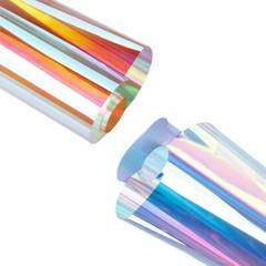 Dichroic Iridescent Window Film Rainbow Self Adhesive Glass Sticker Home Decor
