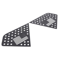 Rear Side Window Louvers Air Ven Trim Accessories Compatible （2019-2024）Style B
