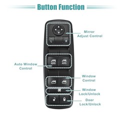 Front Left Driver Side Power Window Switch Window Control Switch Fit for