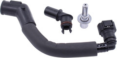 Positive Crankcase Ventilation Valve Tube Hose and PCV Valve Fitting Adapter Con