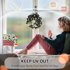 VELIMAX Reeded Glass Window Film, Window Privacy Film, Frosted Window Vinyl, …