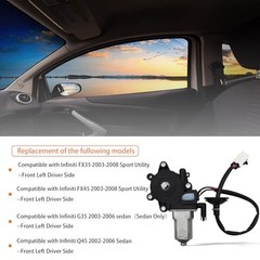 6 Pins Power Window Lift Motor Compatible with Infiniti FX35/FX45/G35 Sedan