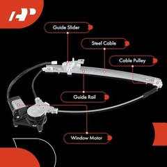 Power Window Regulator with Motor Compatible with Mazda Rear Passenger Side