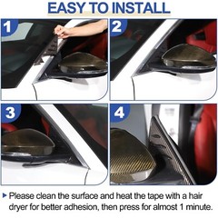 Daeiclru Car Front Window Triangle Cover Compatible with Jaguar F-Type 2013-2…